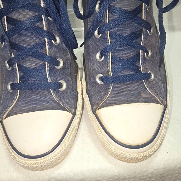 CONVERSE CTSA MIDTOP ALL STAR CANVAS SNEAKER BLUE MENS SIZE 10.5 GUC - Picture 5 of 10